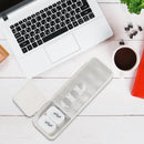 GobekUsa Cable Box: Desk Organizer for Charger, Cord, Phone | Storage with Cover