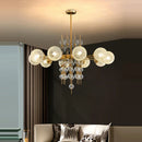 GobekUsa Gold Chrome Bubble Ceiling Chandelier: 2025 Trend Hanging Lamps for Living Room