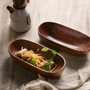 GobekUsa Japanese Style Solid Wood Dried Fruit Dish - Exquisite Tableware