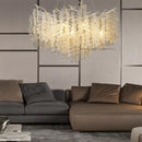 GobekUsa Gold Money Tree Crystal Chandelier for Bedroom Living Dining Room Luxury Lighting