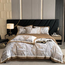 GobekUsa Egyptian Cotton Flower Bedding Set, Luxury 1000TC Duvet Cover, Sheets, Pillowcases