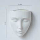 GobekUsa Ceramic Wall-mounted Vase for Plant Pots and Flower Arrangement