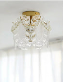 GobekUsa Glass Shade Ceiling Light - Modern Minimalist Balcony Decor