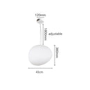GobekUsa Glass Ball LED Pendant Lights for Home Decor, Living/Dining Room, Bar, & Stairs