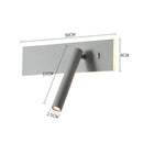 GobekUsa LED Wall Reading Lamp for Bedroom, Hotel Headboard, Night Light