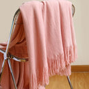 GobekUsa Knitted Cashmere Siesta Blanket - Soft Sofa Throw & Bedding Blanket