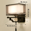 GobekUsa Elegant Fabric Wall Lamp for Living Room Bedroom, Modern LED Lighting Fixtures