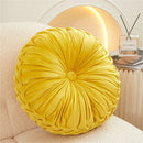 GobekUsa Dutch Velvet Round Seat Cushion: Modern & Comfortable Back Support for Living Room.