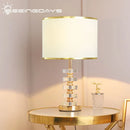GobekUsa Crystal Table Lamp: Elegant Modern American Style for Living Room Bedroom