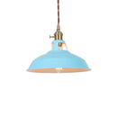 GobekUsa Blue Iron Art LED Pendant Light, Nordic Modern Style for Home and Commercial Spaces