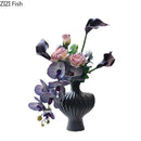 GobekUsa Heart Shape Ceramic Vase for Minimalist Floral Arrangements