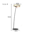 GobekUsa Circular Luminescence LED Floor Lamp for Elegant Living Spaces
