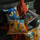 GobekUsa Christmas Picasso Style Abstract Cushion Cover for Living Room Sofa and Bed
