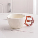 GobekUsa Alkali Water Biscuit Mug Set - Ceramic Tea & Coffee Cup for Dining Table