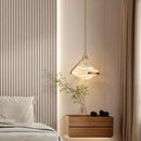 GobekUsa Gold LED Pendant Lamp: Modern Luxury Style for Bedroom, Living Room, Dining Room