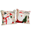 GobekUsa Christmas Embroidered Pillowcase 45x45cm - Festive Home Decorative Cushions