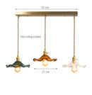 GobekUsa Lotus Leaf Pendant Lights: Modern Nordic Glass Pendant Lamp for Bedroom, Dining Room, Kitchen