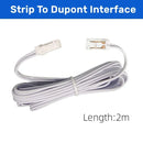 GobekUsa 2-Pin COB LED Strip Connectors for 2835 5050 SMD Tape Light, 90° Angle Fixed Clip