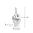 GobekUsa Black Gold Middle Finger Sculpture: Modern Home Decor Figurine & Shelf Accessory