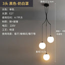 GobekUsa LED Glass Ball Chandelier Ceiling Light for Living Room Dining Loft Decor