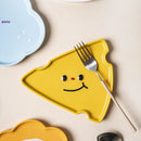 GobekUsa Cloud Tulip Cartoon Dog Bear Ceramic Dessert Plate Cute Tableware
