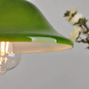 GobekUsa Green Glass Adjustable LED Pendant Lights for Modern Nordic Home Decor