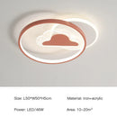 GobekUsa Kids Room LED Ceiling Chandelier Modern Nursery Study Hanging Lamp