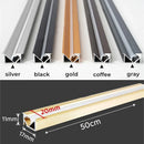 GobekUsa Invisible LED Aluminum Profile with Milky Cover for Cabinet Shelf Lighting