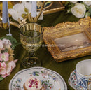 GobekUsa Chinoiserie Floral Birds Dinner Plate 8" - Oriental Art Salad Dessert Plate