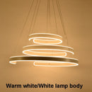 GobekUsa Circle Rings Acrylic Aluminum LED Ceiling Lamp