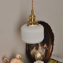 GobekUsa Ceramic Copper Wall Light Fixture with Pull Chain Switch, E27 LED, Modern Nordic Design
