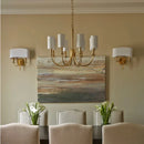 GobekUsa Copper Ceiling Chandelier for Living Room Kitchen Bedroom Lighting