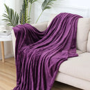 GobekUsa Cozy Flannel Warm Blanket: Soft Plush Coral Fleece Bed Cover & Shawl