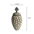 GobekUsa Geometric Diamond Check Ceramic Vase: Home Decor Floral Arrangement & Accessories