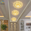 GobekUsa Lotus Crystal LED Ceiling Lamp, Nordic Brights, Modern Style