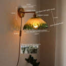 GobekUsa Japanese Style LED Glass Copper Wall Lamp Sconce for Restaurant, Bar, Bedroom, Bathroom