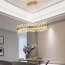 GobekUsa Contemporary LED Crystal Chandelier for Hotel, Wedding, and Living Room