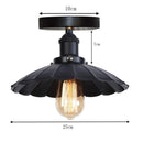 GobekUsa Industrial Flush Mount Light for Home Decor in Bedroom, Kitchen, Living Room