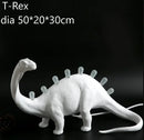 GobekUsa Dino LED Desk Lamps - Jurassic Bedroom Bronto T-Rex Resin Dinosaur Home Decor Lighting
