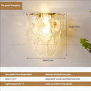 GobekUsa Luxe Crystal Glass Wall Lamp for Aisle, Living Room, Bedroom & Corridor Lighting