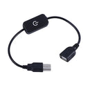 GobekUsa LED Strip Lights Dimmer Switch USB Cable with Rotary/Touch Controller