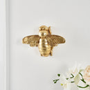 GobekUsa Golden Bee Resin Insect Statue Wall Hanger - Background Decoration