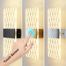 GobekUsa Acrylic Touch Sensor LED Wall Lamp, Modern Sconces, 6W Indoor Lighting for Home Decor