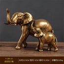 GobekUsa Elephant Art Decor 2pcs Lucky Elephant Sculpture for Home Living Room Decor