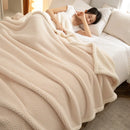 GobekUsa High-Density Plush Double-Layer Blanket - Multi-Functional and Cozy Warmth