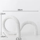 GobekUsa Abstract Twisted Knot Sculpture for Room Aesthetics Decor