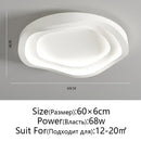 GobekUsa LED Round Ceiling Lamp with Remote Control Dimming for Modern Indoor Lighting