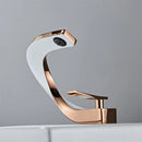 GobekUsa Brass Bathroom Basin Faucet in Elegant Rose Gold Finish