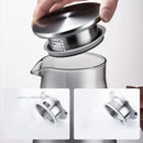 GobekUsa Gray Glass Water Pitcher Cold Hot Kettle Juice Jug 1900ml