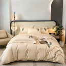 GobekUsa Cotton Embroidery Bed Linens Set: Full-Queen-King Size, Sheet, Duvet Cover, Pillowcase